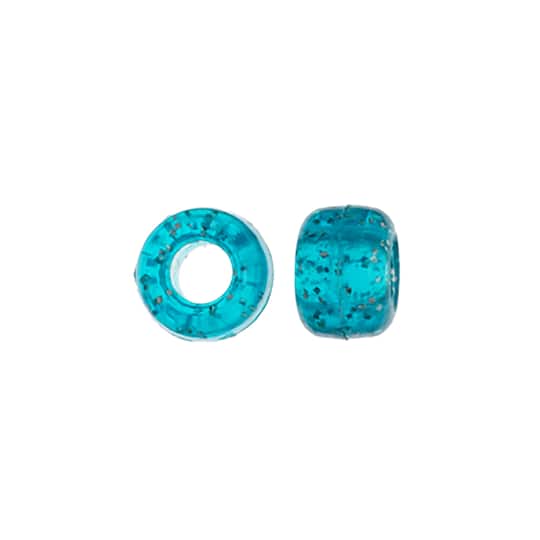 John Bead 9mm Sparkle Pony Beads, 1,000ct